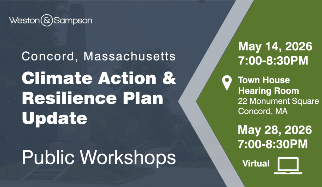 Concord Climate Action and Resilience Plan Update – Public Workshop