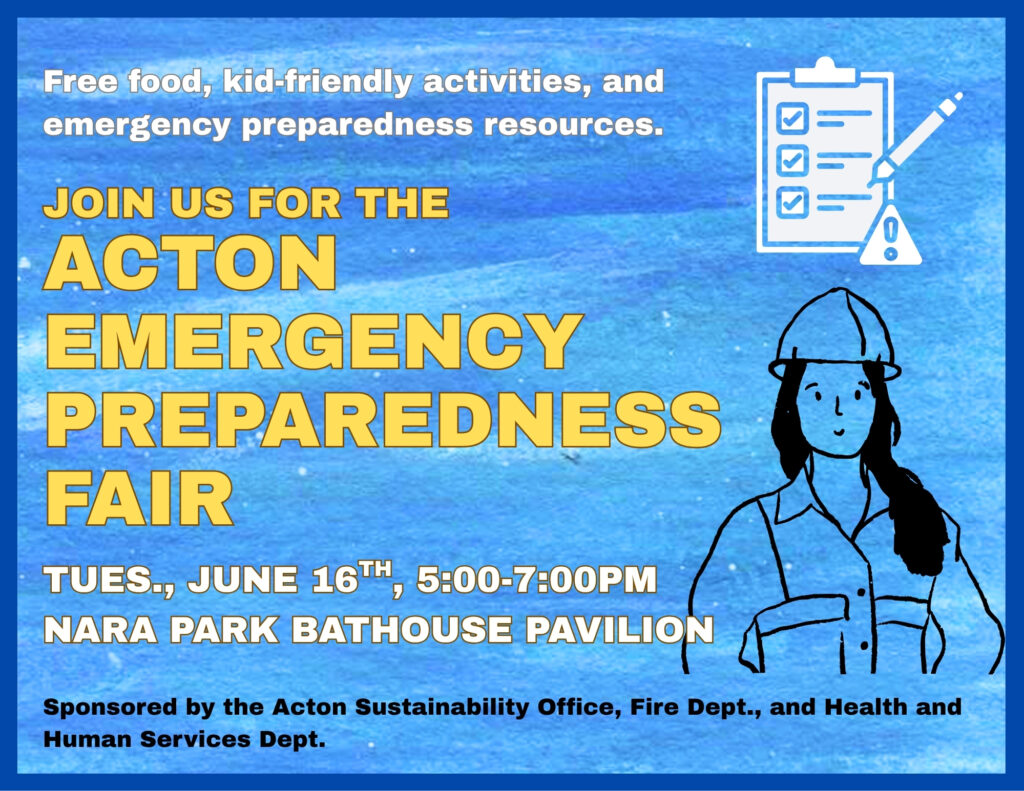 Acton Emergency Preparedness Fair <span class="mmes-shared-tag">Shared From Energize Acton</span>