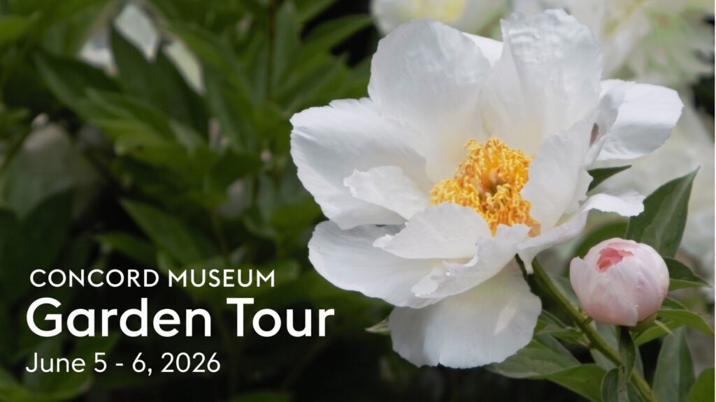 Concord Museum Garden Tour