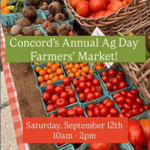 Concord's Annual Ag Day Farmers Market